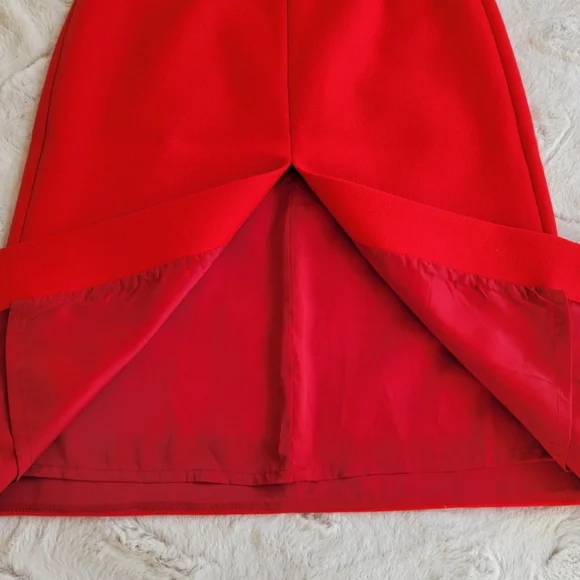 J. Crew A-line wool skirt with front slit, size 0P - Picture 6 of 11